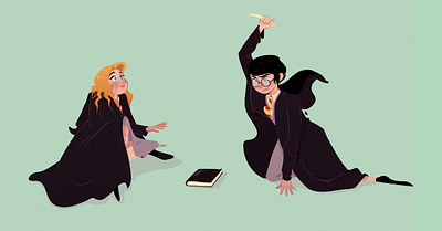 Harry Potter and the Chamber of secret animation art artist artwork character childrenillustration design doodle harrypotter illustraion jkrowling wizard