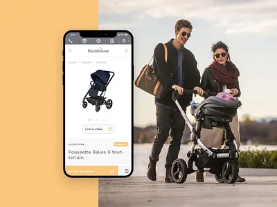 Bambinou – New branding & E-commerce baby branding colorful e commerce heart mobile responsive ui ux web