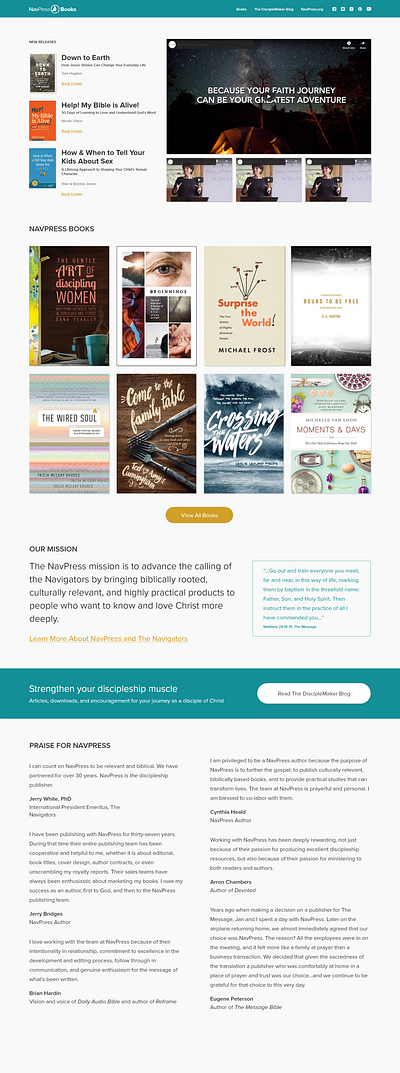 Book Publisher Website books web website website design