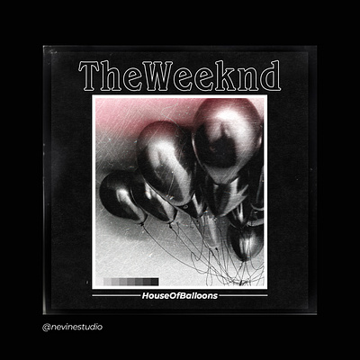 Theweeknd - HouseOfBalloons abel tesfaye abstract album album art album artwork album cover art director creative editorial editorial design mixtape music musique photoshop theweeknd typogaphy visual artist xo