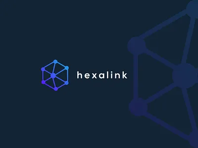 Hexa Link abstract logo brandidentity branding creative design creative logo graphic deisgn icon logo logo design logotype modern logo typography vector