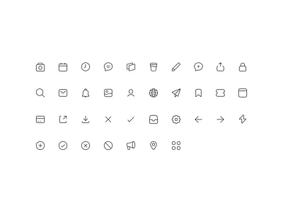 ²₀¹⁷ archive icon calendar icon camera icon checkmark icon clock icon dashboard design icon design icon set icons ui ux