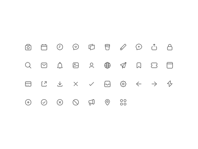 ²₀¹⁷ archive icon calendar icon camera icon checkmark icon clock icon dashboard design icon design icon set icons ui ux