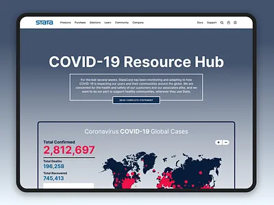 COVID-19 Dashboard covid 19 dashboad dashboard ui design product ui ui ux web web design