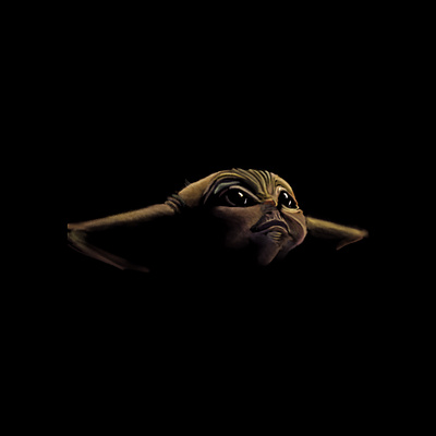 Baby Yoda - Digital Painting art artwork baby yoda caricature design digitalart illustration illustrator minimal painted painting photoshop art starwars