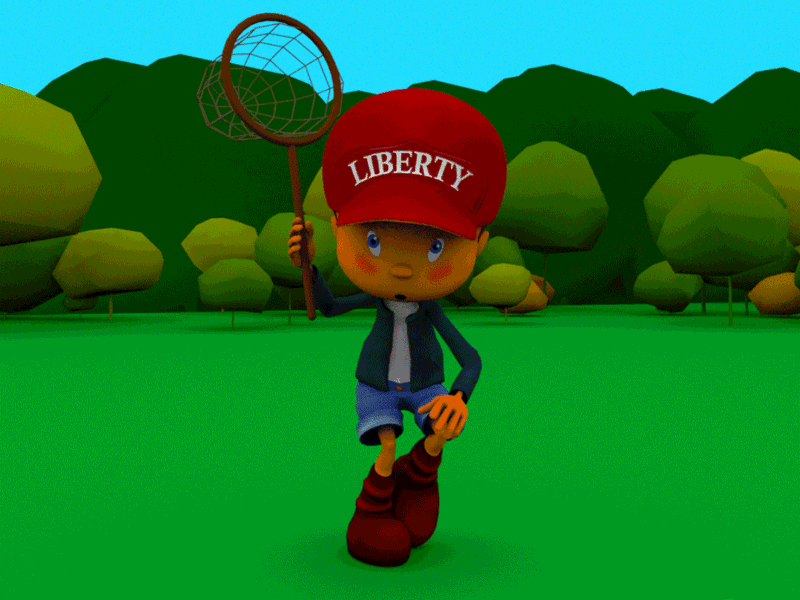 Chasing in circles animated gif cinema4d creativity loop animation octane render