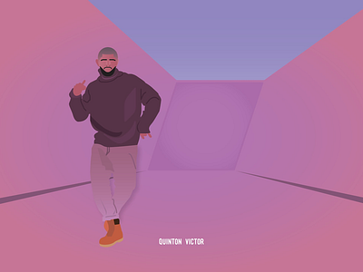 Hotline Bling drake illustration