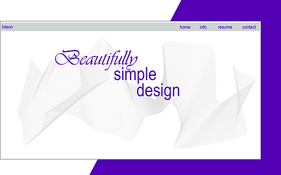 Simple Website Design design flat illustrator lettering minimal type ux web website