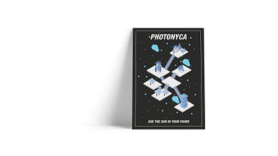 Photonyca Poster Design design graphic design illustration isometric design poster design typography