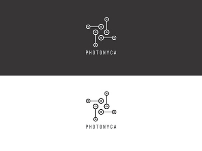 Photonyca Logo concept 2 adobe branding design graphic design illustration illustrator logo logo design typography