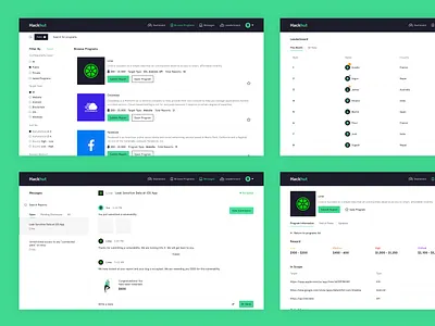 Exploration - Hackhut dashboard design hacking security ui user experience user inteface ux web design