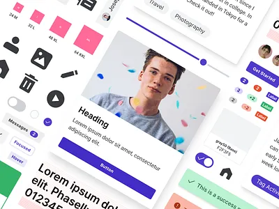 May - Design System 4px grid design system grid icon design iconography product design typography ui ui designer ux ui visual design