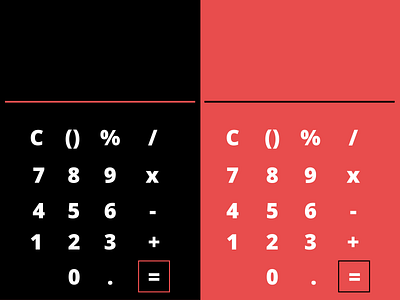 Calculator daily 100 challenge dailyui