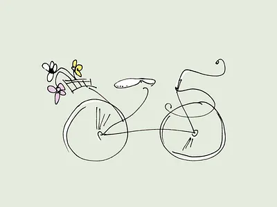 ART EVERY DAY NUMBER 615 / ILLUSTRATION / VELO bicycle velo