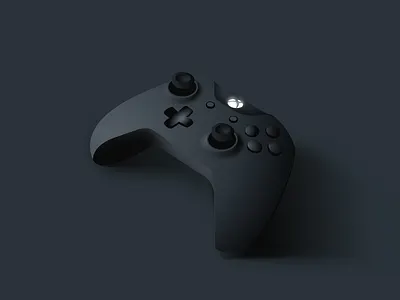 Xbox Dark adobe xd gradient illistration product design