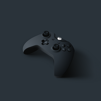 Xbox Dark adobe xd gradient illistration product design