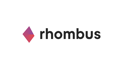 Rhombus Logo branding design flat icon logo minimal