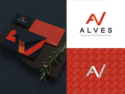 Identidade Visual (Branding) - Alves Assessoria accounting branding branding concept branding design logo logo accounting logotype logotype design office