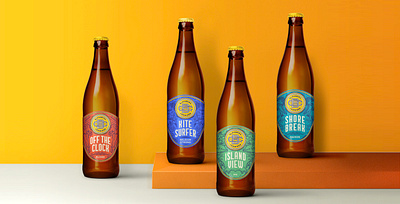 Blouberg Brewery Beer Packaging beer branding beer label design illustration logo packaging packaging design packaging designer