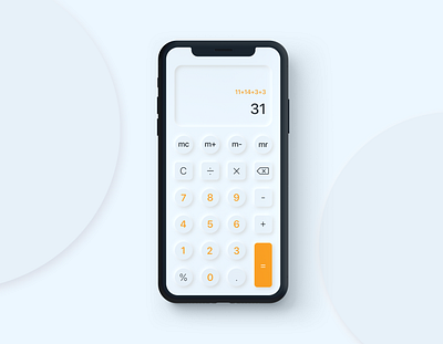 calculator - day 4 - Daily UI dailyui dailyui004