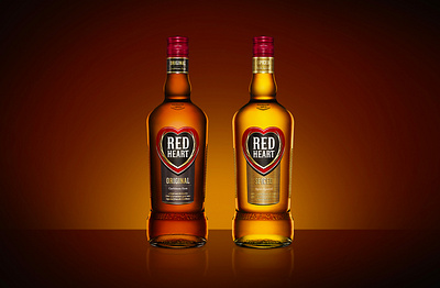 Red Heart Rum Packaging branding design packaging packaging design packaging designer rum rum packaging