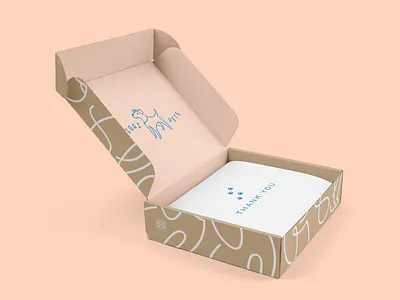 Ikigai Pets WIP Packaging Mockup animal branding design dog gift box icon identity illustration logo mockup natural packaging pet pets puppy typography vector