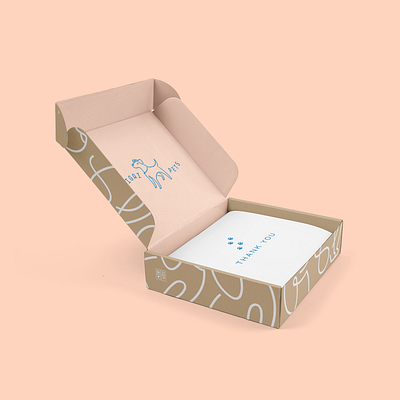 Ikigai Pets WIP Packaging Mockup animal branding design dog gift box icon identity illustration logo mockup natural packaging pet pets puppy typography vector