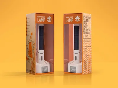 SupaSola Solar Lamp Packaging branding design eco friendly eco packaging packaging packaging design packaging designer solar