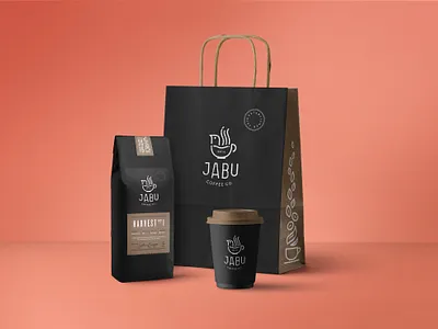 Jabu Coffee Branding branding coffee brand coffee packaging design illustration logo packaging packaging design packaging designer