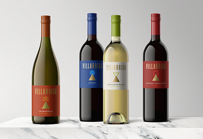 Villarrica Wine Packaging packaging design packaging designer packaging mockup wine label wine packaging