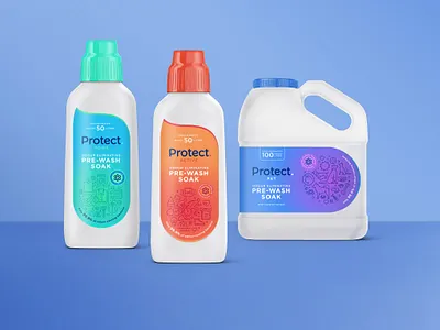 Protect Packaging Concept branding concept design detergent illustration packaging design packaging designer