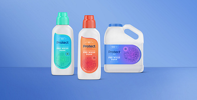 Protect Packaging Concept branding concept design detergent illustration packaging design packaging designer