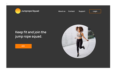 Jumprope Squad design figma fitness fitness app prototype ui uidesign uidesigner web web design website website design