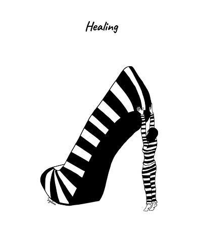 healing blackandwhite branding branding design concept design corona coronavirus digitalart graphic healing heel heels illustration illustration art illustrator minimal minimalart minimalism minimalist design minimalistic uidesign