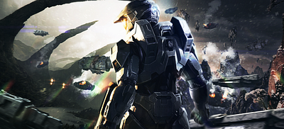 Halo Infinite - Poster between2worlds chief design game gaming halo halo5 infinite manipulation masterchief new photoshop sequel war