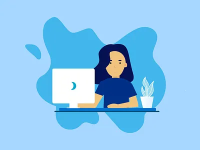 Office business cartoon character colours design flat graphicdesign illustration illustrator marketing