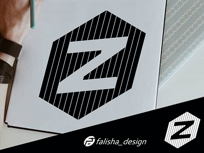 z logo idea 3d abstract box branding circle design flat hexagon icon initials logo monogram triangle ui vector z