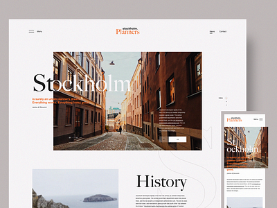 St. Planners Website city clean concept design details interaction interface layout minimal mobile mobile ui responsive stockholm ui urban planning user interface ux web web design website