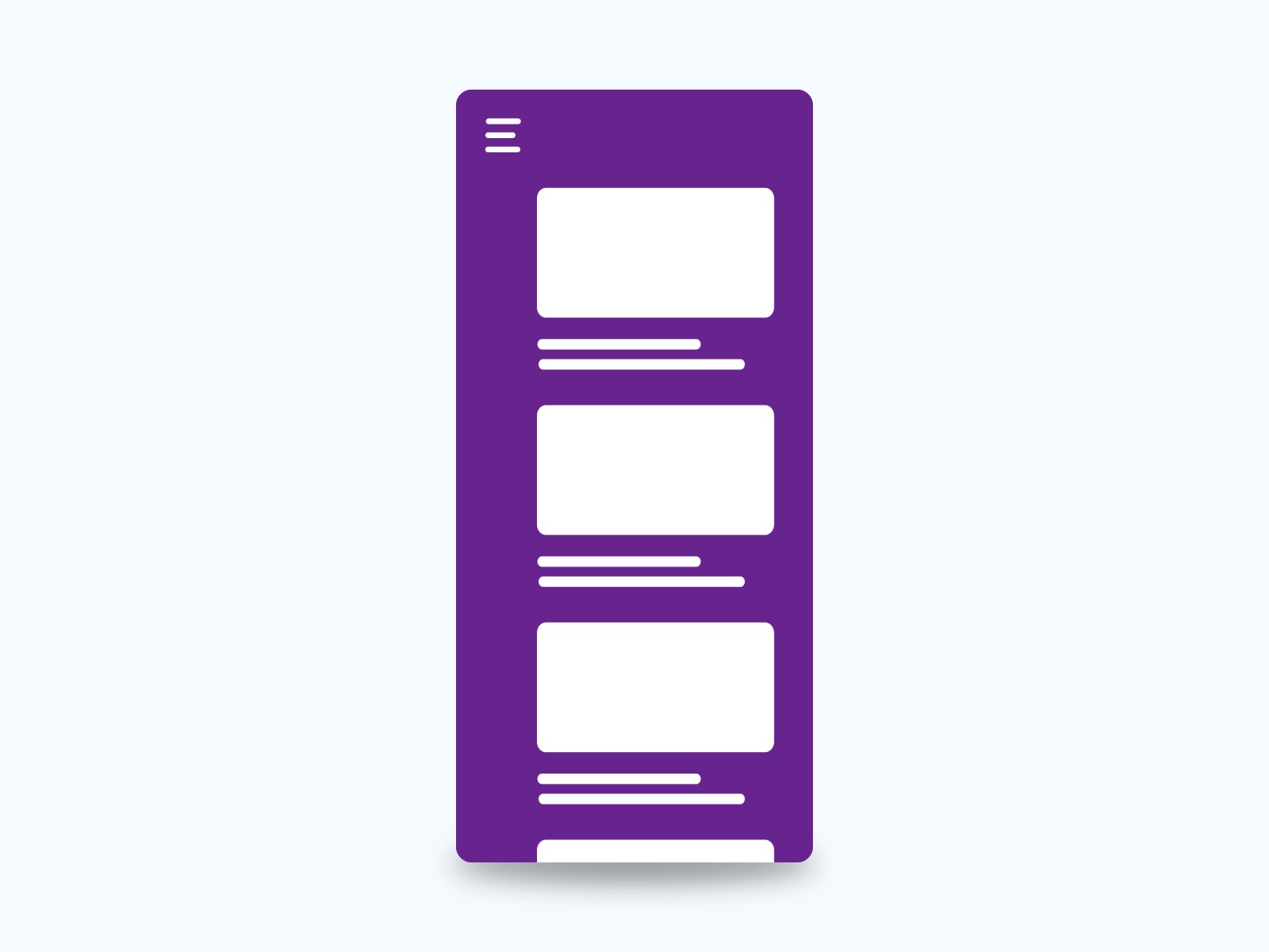 Rapid Prototype aftereffects mobile ui navigation menu prototype uiux