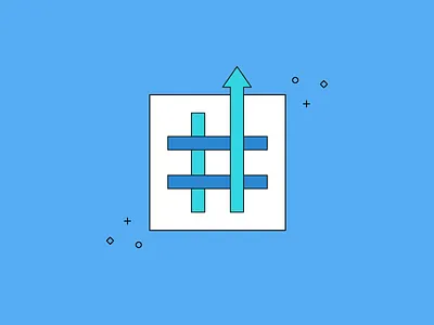 #️⃣ ✨ hashtag illustration minimal popular social social media sparkle trending twitter
