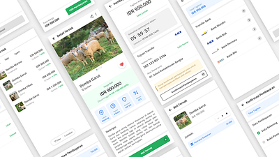 Manawa - Mobile Livestock Investment Platform account android app bank clean design flutter green investment ios livestock minimal mobile mockup money soft ui ux