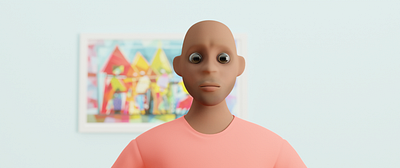 Kofi 3d 3d art animation blender 3d design