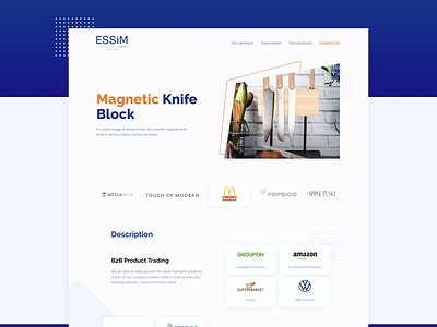 ESSIM - Landing Page app design design figma interface landingpage mock up product ui ui design uidesign uiux web design website website concept