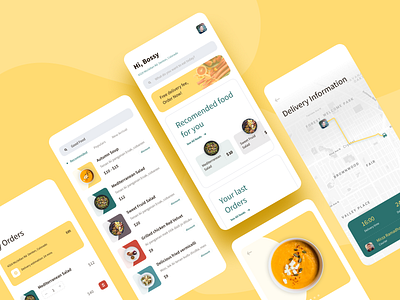 Fast Food Delivery app dashboard delivery fast figma food food app illustration ui ux vector