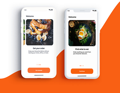 FOOD App app design ui ux