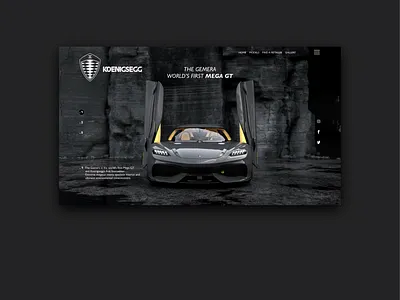 KOENIGSEGG WEBSITE REDESIGNED app app design application branding design designer illustration ui ux website