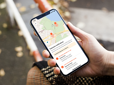 COVID app exposure notifications coronavirus exposure notifications high fidelity notification notifications visual design