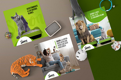 Skoon - Social media brand branding cats creative design graphic illustration litter montage photoshop social media