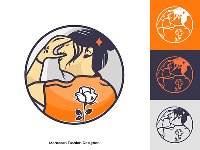 Asmae Daoud Logo logo creation fashion designer