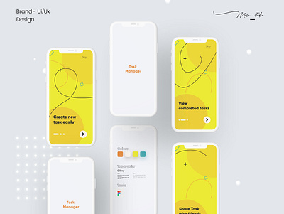 Notes app ui 2 app design brandidentitydesign branding clean ui color illustration minimal onboarding screen product design ui uiux userinterface ux website yellow